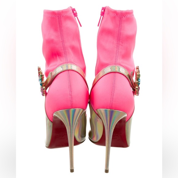 Christian Louboutin Patent Leather Booties - Picture 4 of 5